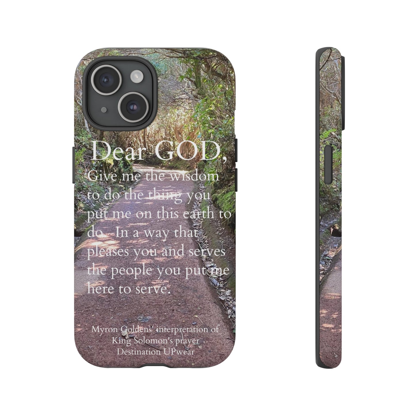 King Solomon's Prayer Costa Rica Tough Iphone Cases