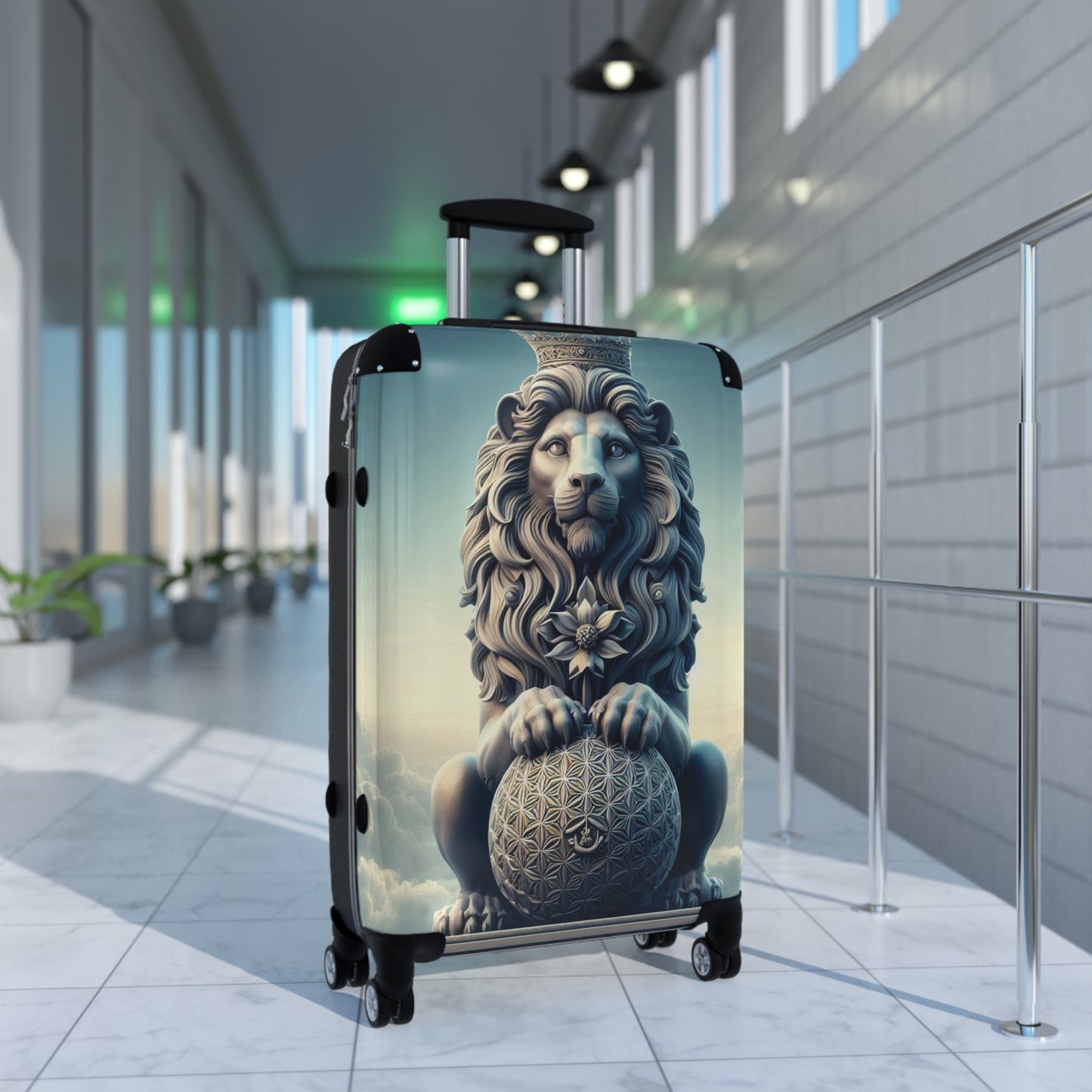 The Guardian of the Flower of Life Suitcase