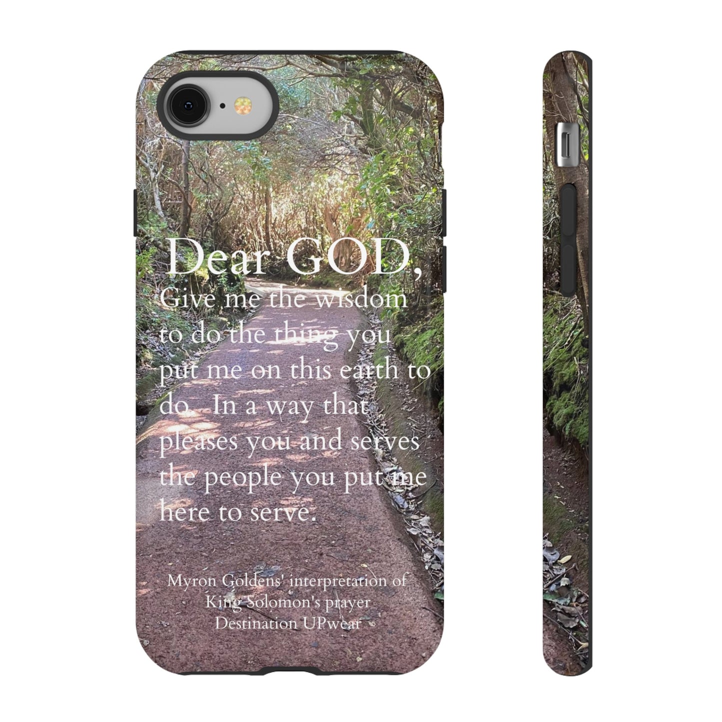 King Solomon's Prayer Costa Rica Tough Iphone Cases