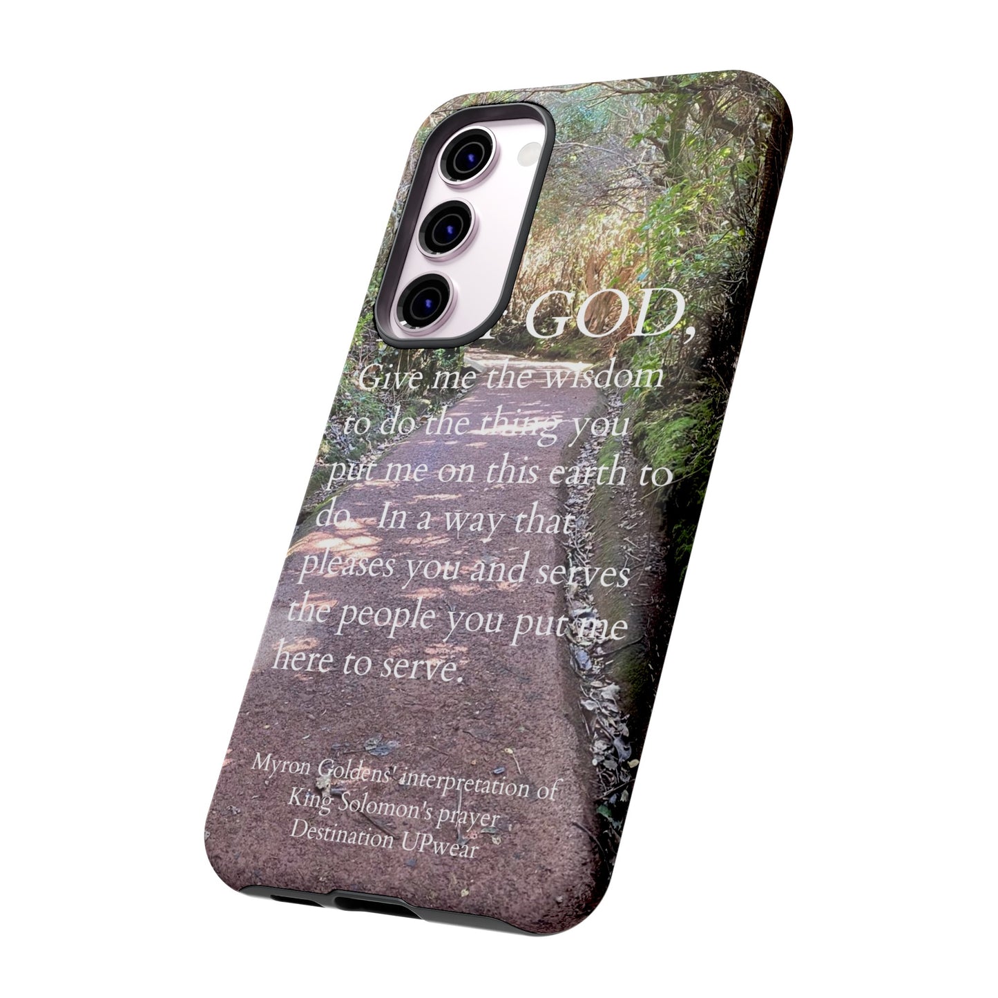 King Solomon's Prayer Costa Rica Tough Iphone Cases