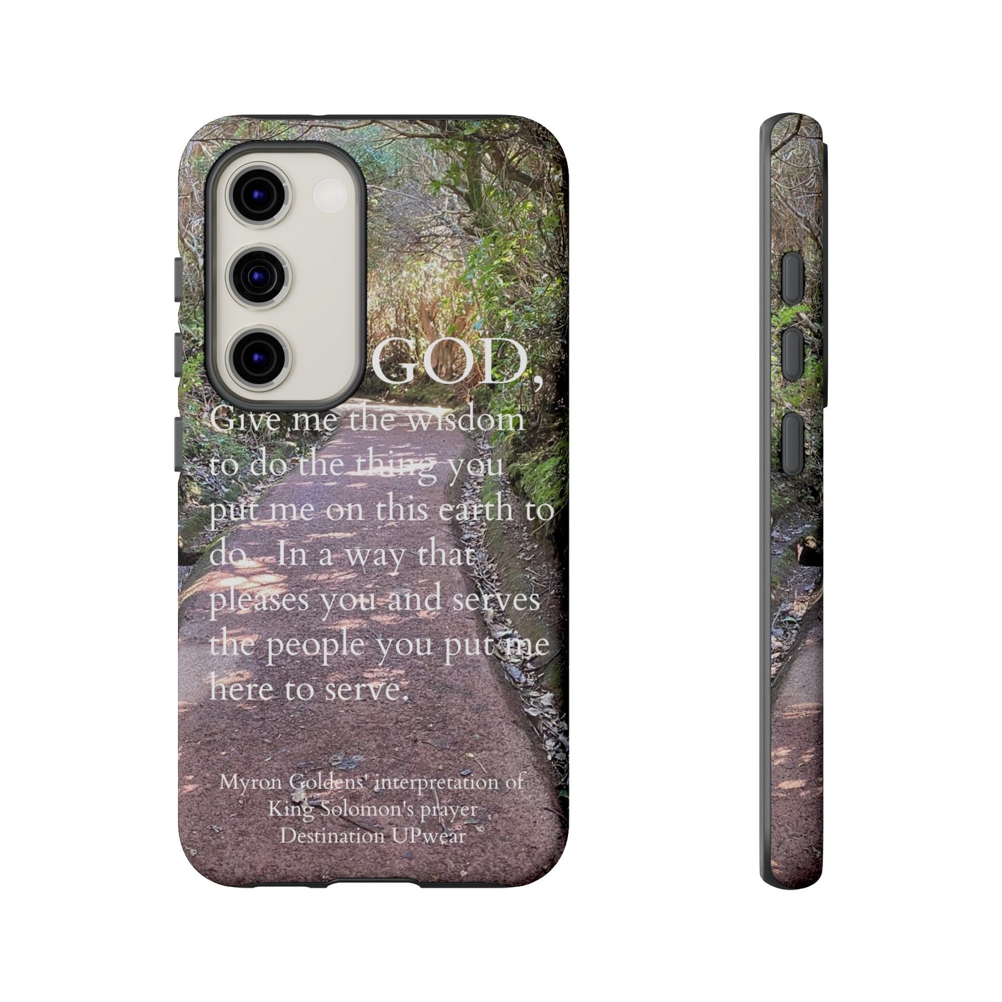 King Solomon's Prayer Costa Rica Tough Iphone Cases