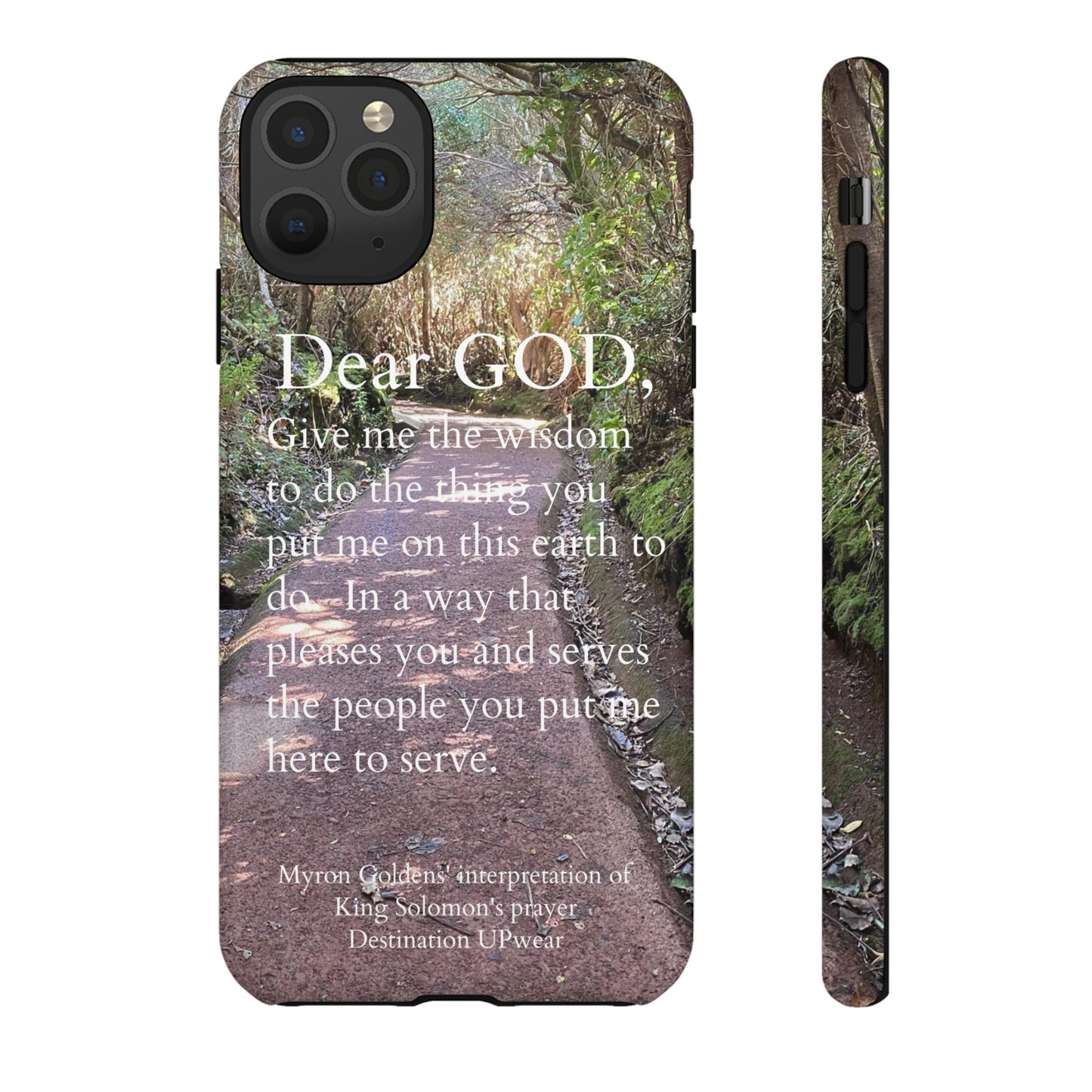 King Solomon's Prayer Costa Rica Tough Iphone Cases