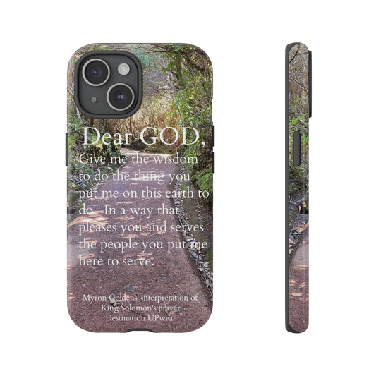 King Solomon's Prayer Costa Rica Tough Iphone Cases