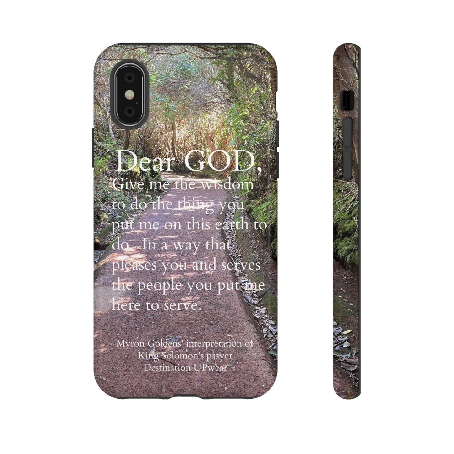 King Solomon's Prayer Costa Rica Tough Iphone Cases