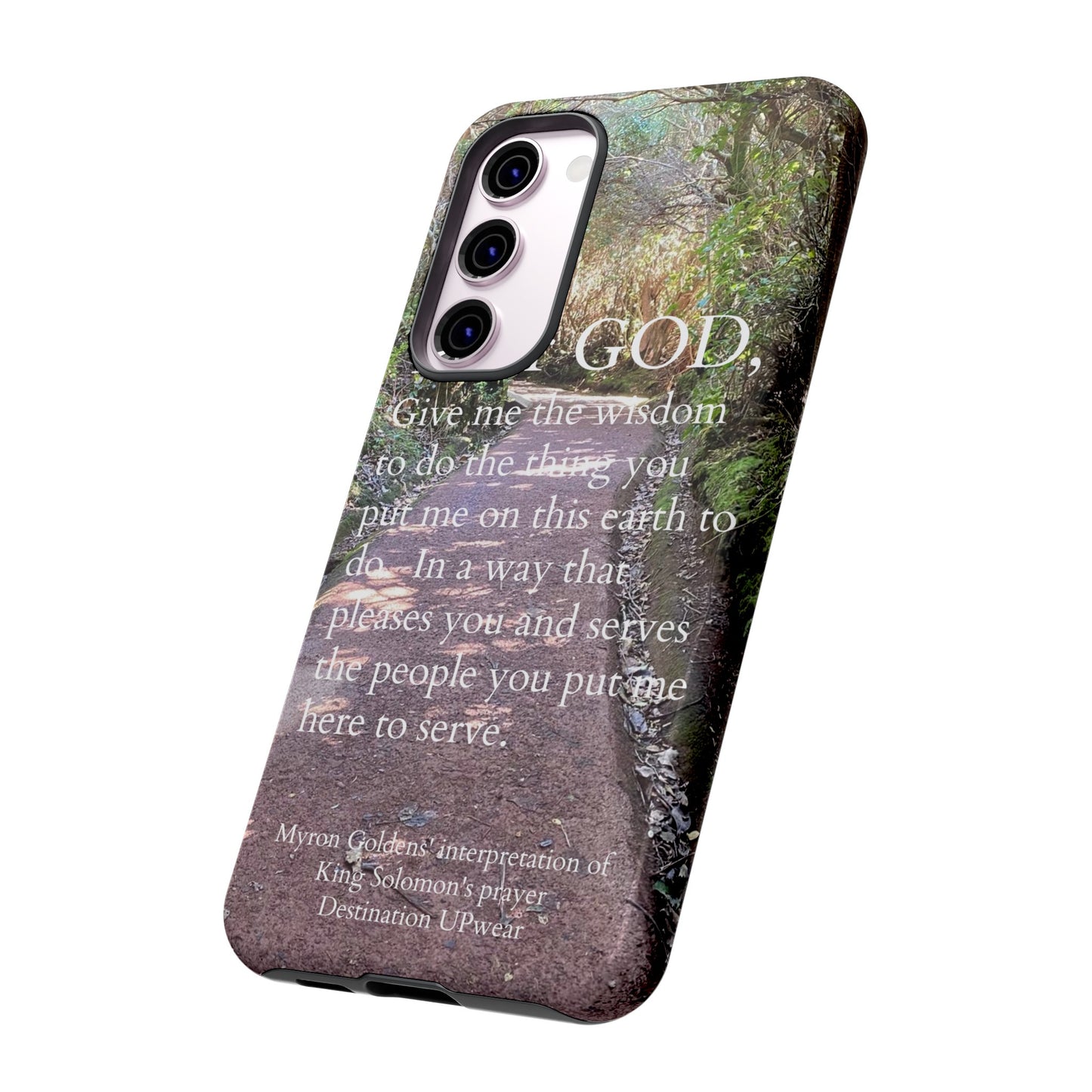 King Solomon's Prayer Costa Rica Tough Iphone Cases