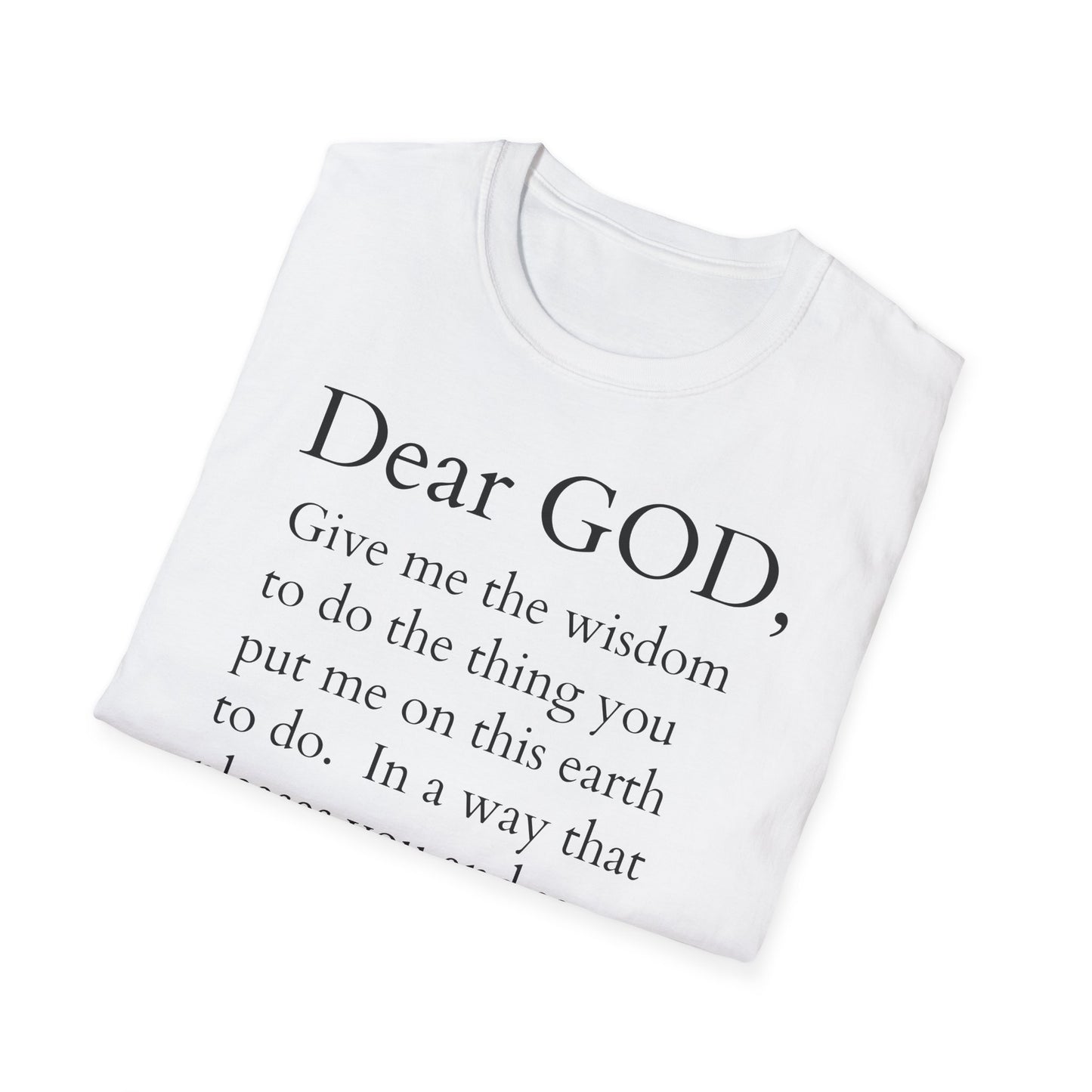 King Solomon's Prayer Unisex Softstyle T-Shirt