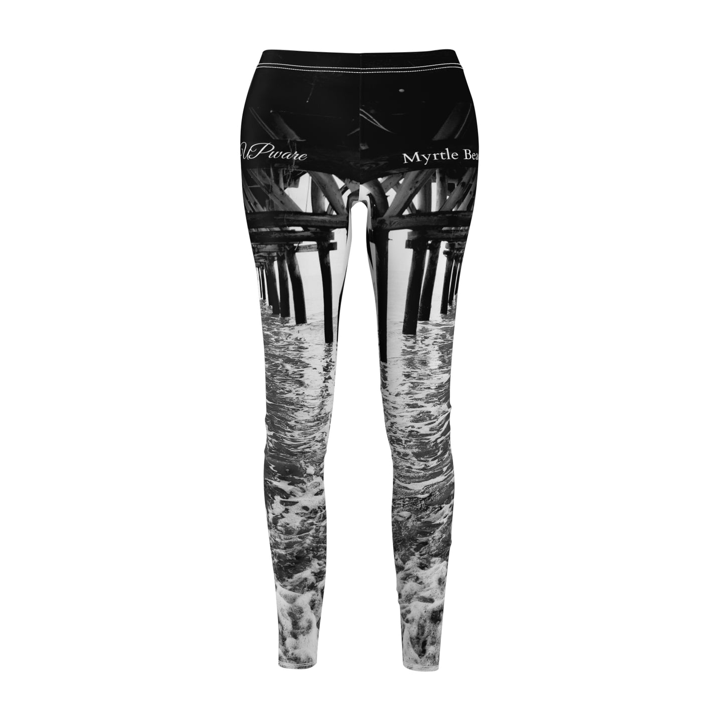 Myrtle Beach, South Carolina Women's Cut & Sew Casual Leggings (AOP)