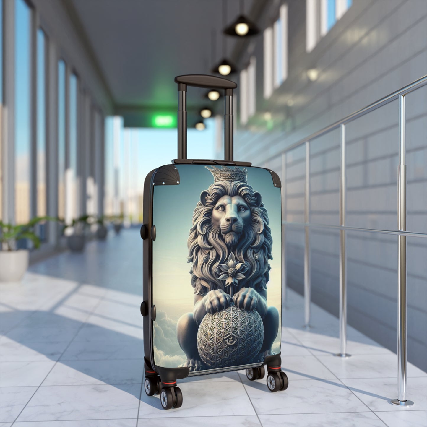 The Guardian of the Flower of Life Suitcase